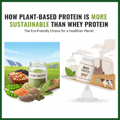 How Plant Based Protein is more sustainable than Whey Protein
